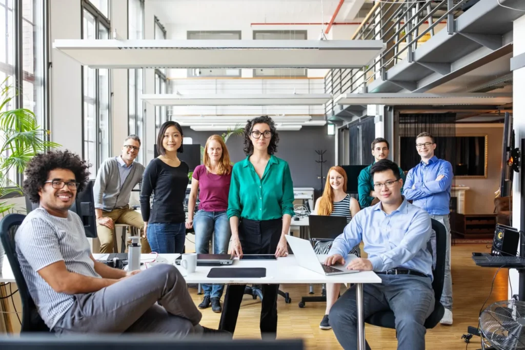 Startup MVP planning session with software development team